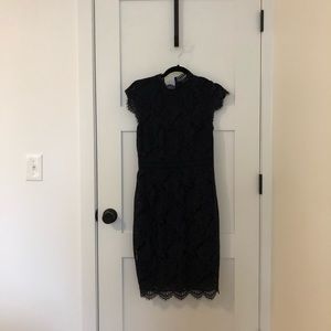 Navy and Lace H&M dress
